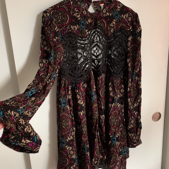 *LAST CHANCE* Free People Sweet Thang Printed Tunic Dress M - Picture 4 of 6